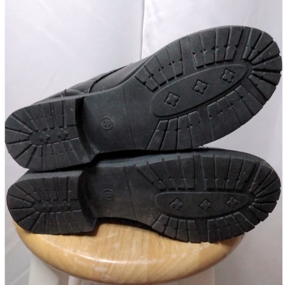 RARE Jack Skellington Black Quilted Lace Up Combat Boots by Disney & HT Sz 8 - Picture 5 of 9